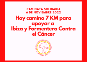 Dorsal Caminata Solidaria IFCC, 6 de noviembre de 2022