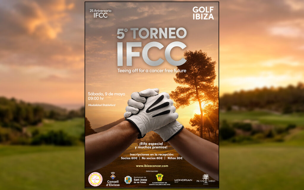 Cartel Torneo Golf Solidario IFCC Mayo 2026